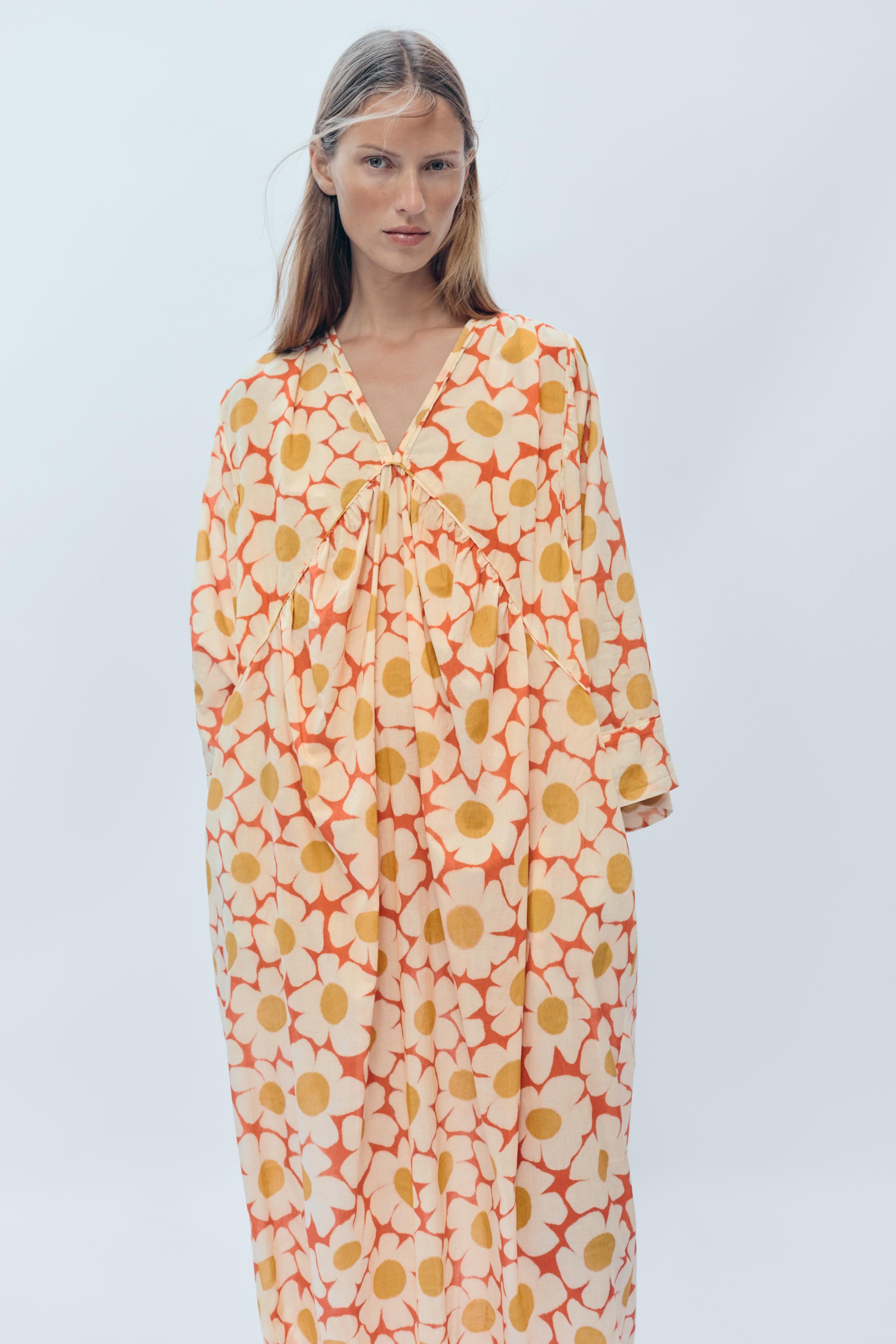LIMITED EDITION FLORAL KAFTAN DRESS